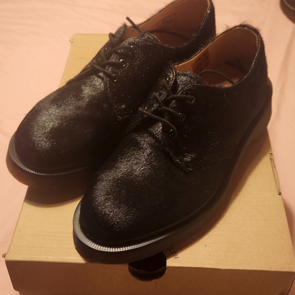 1461 Hair-On Platform Dr. Martens